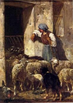 unknow artist Sheep 175 Spain oil painting art